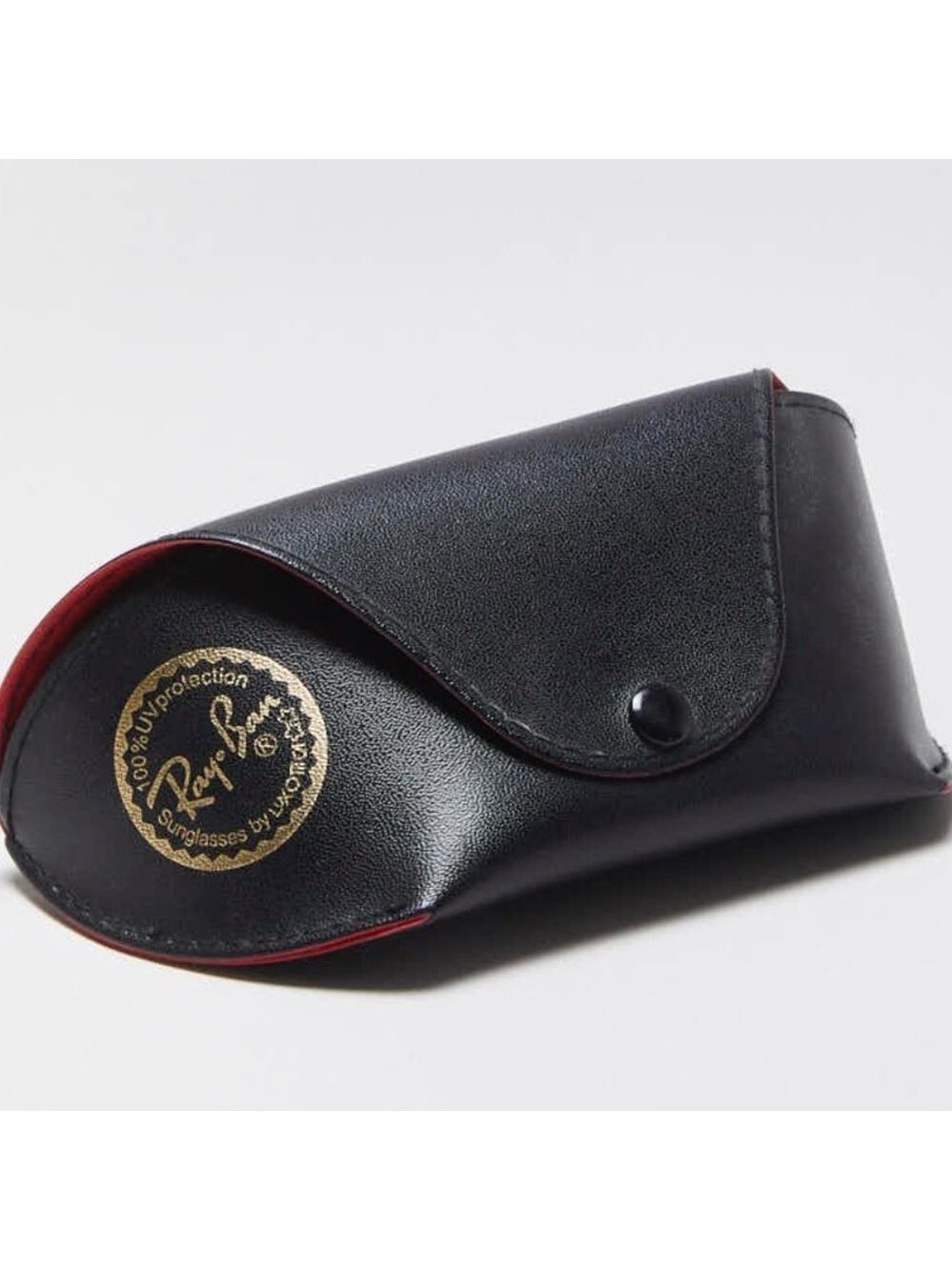 Ray-Ban Black Case with Gold Logo